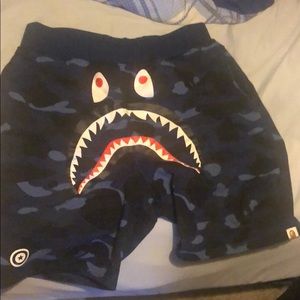 Blue camo bale shorts